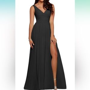 Woman’s black dress